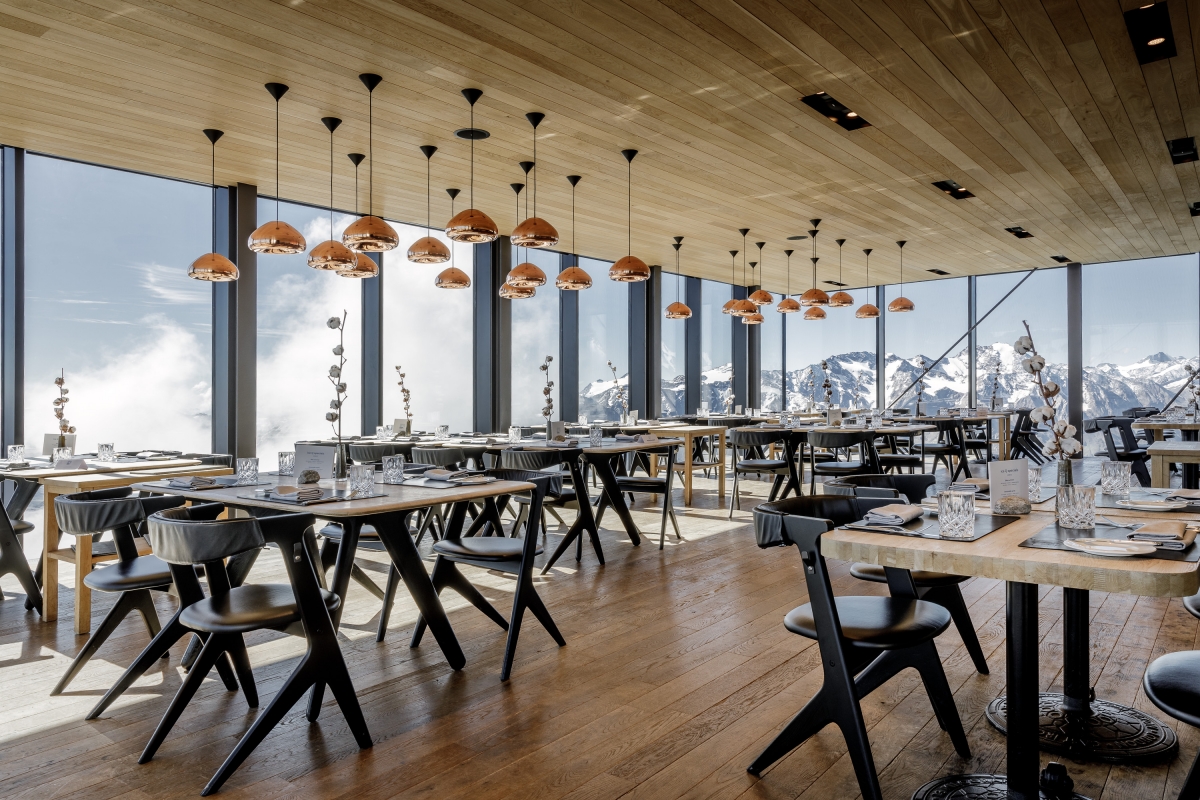 Österreichs höchstgelegenes 2-Haubenrestaurant ice Q in Sölden